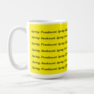 Taza De Café Primavera De Palabras