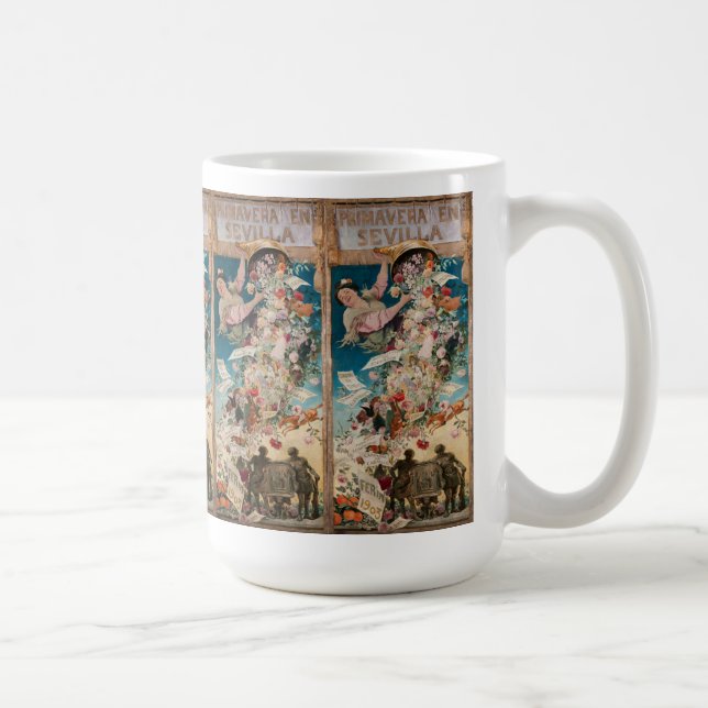 Taza De Café "Primavera en Sevilla" (Derecha)