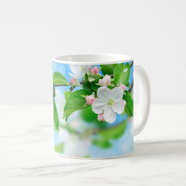 Taza De Café Primavera (flores de manzana) (Anverso derecho)