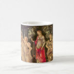 Taza De Café Primavera, herencia de la primavera por Sandro Bot<br><div class="desc">Primavera o Alegoría de Primavera c. 1482 de Sandro Botticelli (1444-1510) es una pintura de la naturaleza de la mitología del arte del Renacimiento vintage con un grupo de figuras mitológicas en un bosque o jardín. Alegórico por el crecimiento exuberante de la temporada de primavera. Hay seis mujeres, dos hombres...</div>