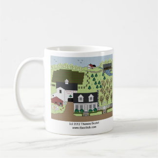 Taza De Café Primavera Spruce de la colina