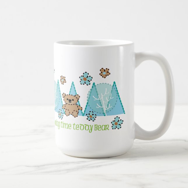 Taza De Café Primavera Tiempo Teddy Bear (Derecha)