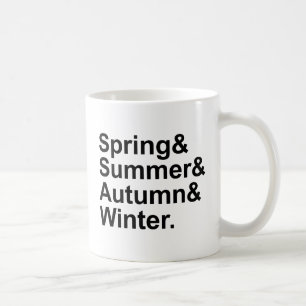 Taza De Café Primavera Verano Otoño Invierno Cuatro Estacione