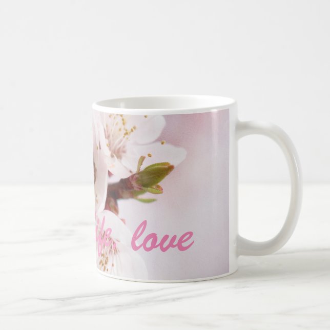 Taza De Café Primavera, vida, amor (Derecha)