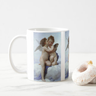 Taza De Café Primer Beso de Bouguereau, Ángeles Victorianos Ant