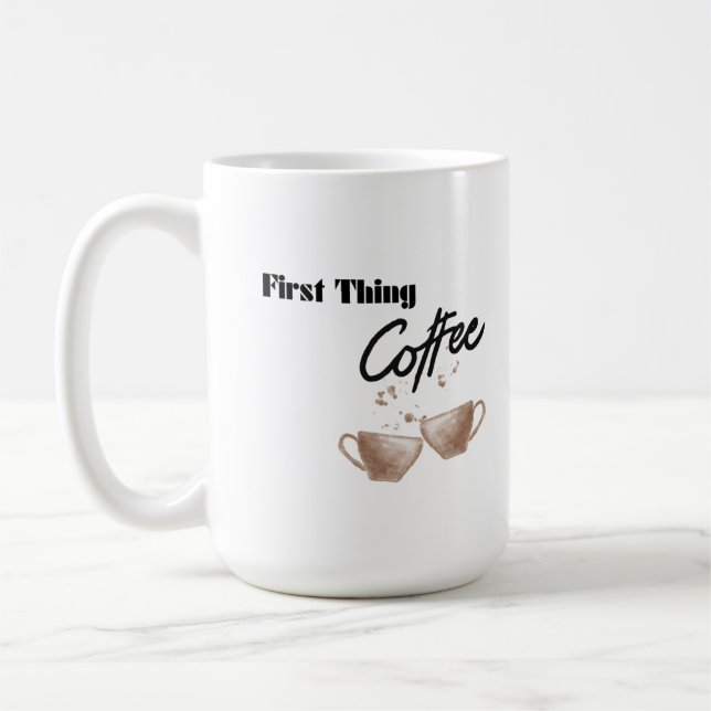 Taza De Café Primer café en un (Izquierda)