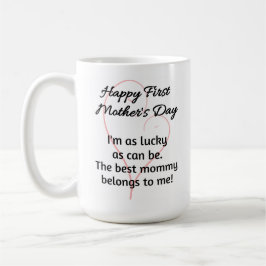 Taza De Café Primer café materno para gemelos