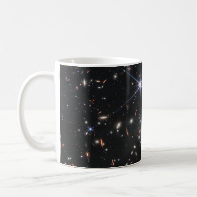 Taza De Café Primer campo profundo del universo de James webb (Izquierda)
