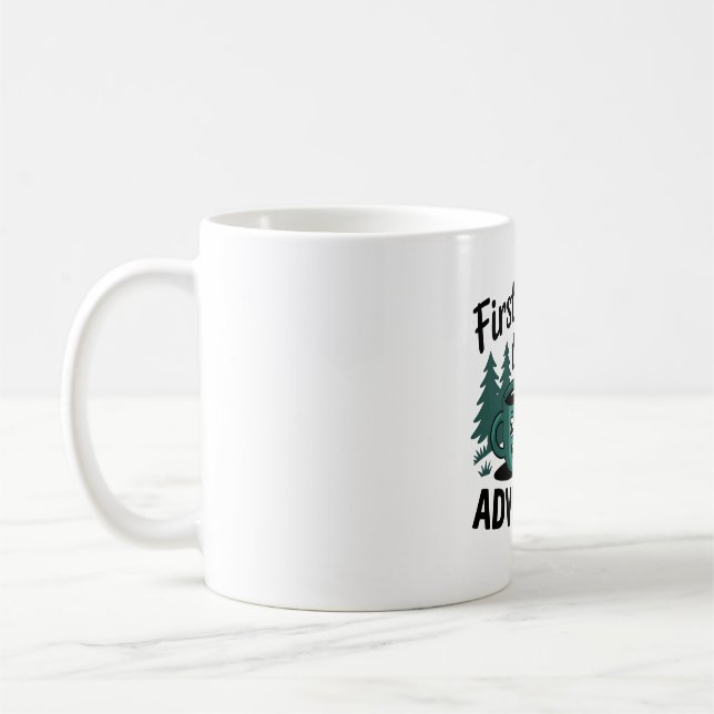 TAZA DE CAFÉ PRIMER COFFE LUEGO CAMPING AVENTURO (Izquierda)