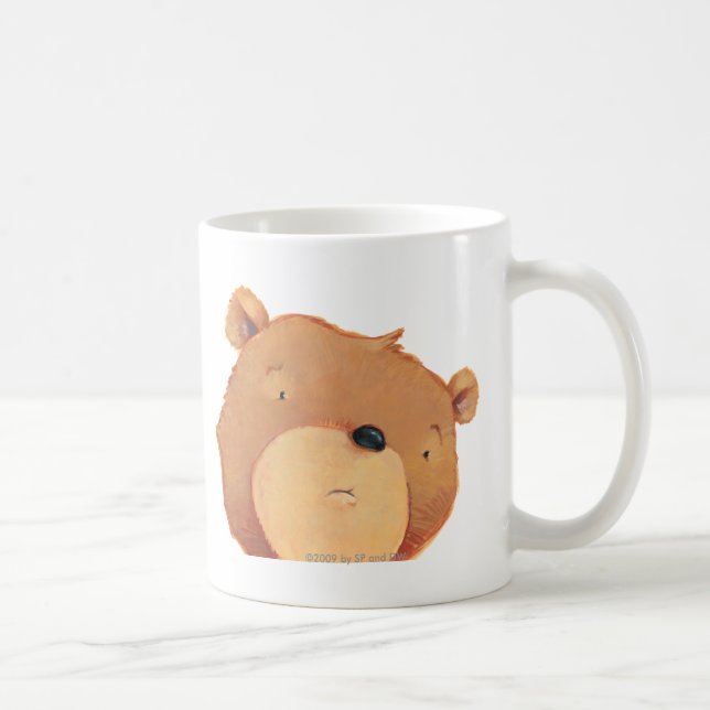 Taza De Café Primer del oso de Brown grande (Derecha)