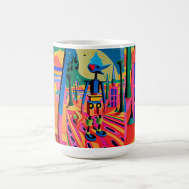 Taza De Café Primer día de la escuela de surrealismo - Ken Gage