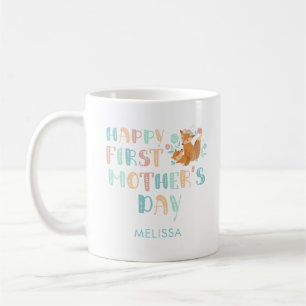 Taza De Café Primer Día de la Madre Boho Moda Typography Person