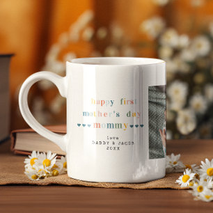 Taza De Café Primer Día de la Madre   Collage de 3 Fotos