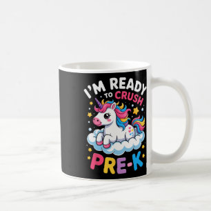 Taza De Café Primer Día De Preescolar Estoy Listo Para Aplastar