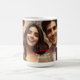 Taza De Café Primer Día de San Valentín juntos | Foto