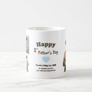Taza De Café Primer Día del Padre Papá desde 2026 Estilo Anime