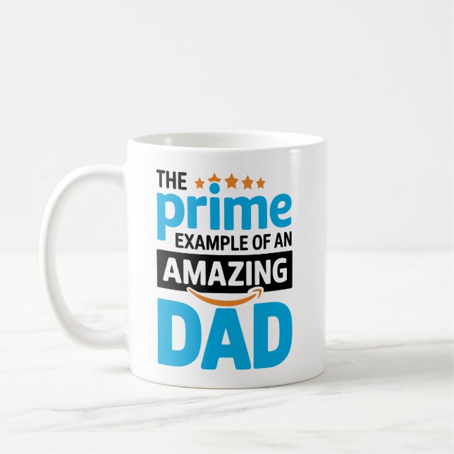 Taza De Café Primer ejemplo de un papá asombroso (Izquierda)