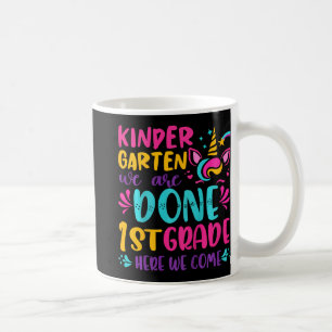 Taza De Café Primer Grado El Último Día Del Colegio Gra