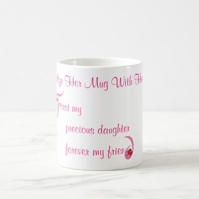 Taza De Café Primer inglés Mi-Precioso de la hija (Centro)