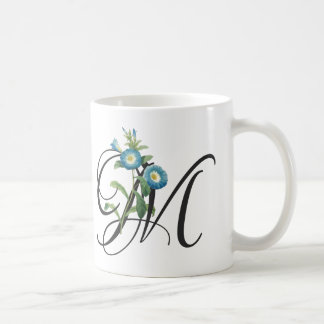 Taza De Café Primer M, Vintage Morning Glory Coffee Mug