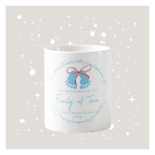 Taza De Café Primer Mug de la familia navideña personalizada - 