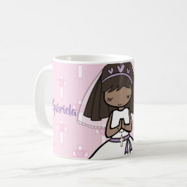 Taza De Café Primer nombre trigueno adorable del chica de la