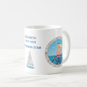 Taza De Café Primer Oficial de Velero