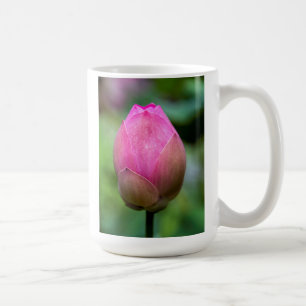 Taza De Café Primer plano del capullo de flor de loto, Bali