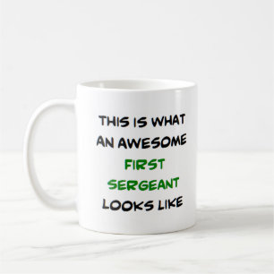 Taza De Café primer sargento, impresionante