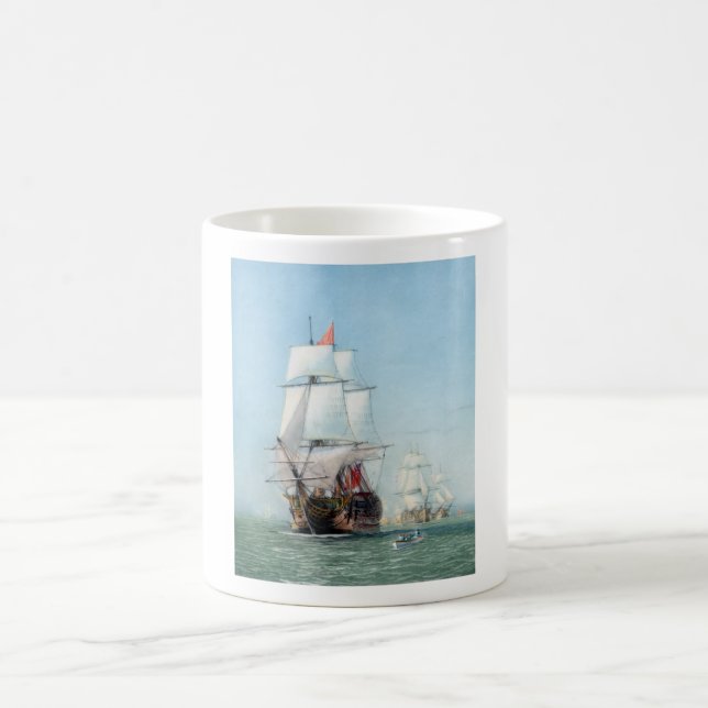 Taza De Café Primer viaje de la HMS Victory (Centro)