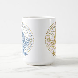 Taza De Café Primer y segundo sello inaugural de Donald Trump