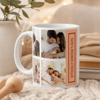 Taza De Café Primera foto del Día del Padre: oficialmente algui