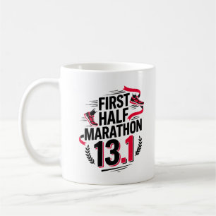 Taza De Café Primera Media Maratón 13.1