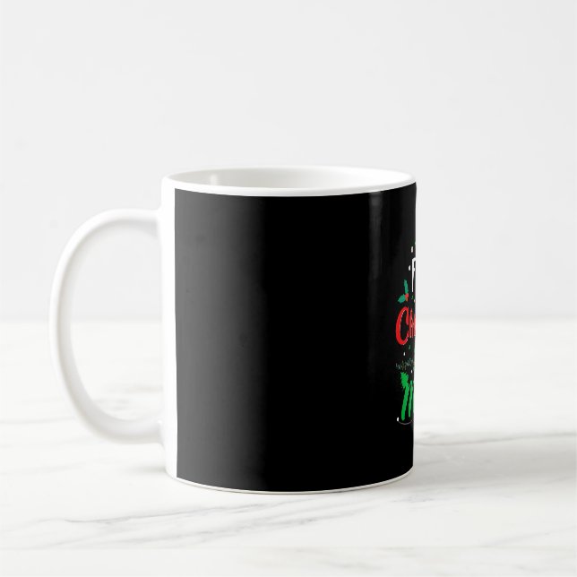Taza De Café Primera Navidad como madre Navidad (Izquierda)