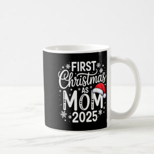 Taza De Café Primera Navidad como Mamá 2025 Familias Combinan F