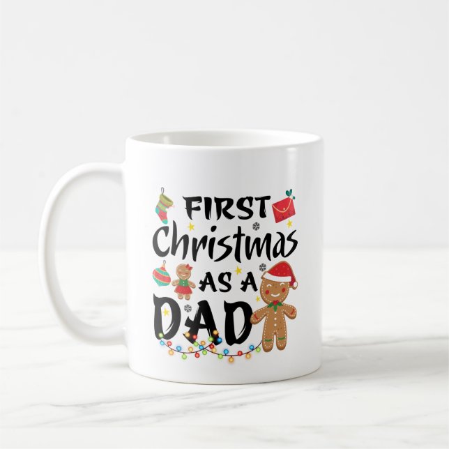 Taza De Café Primera Navidad como regalo de Navidad (Izquierda)