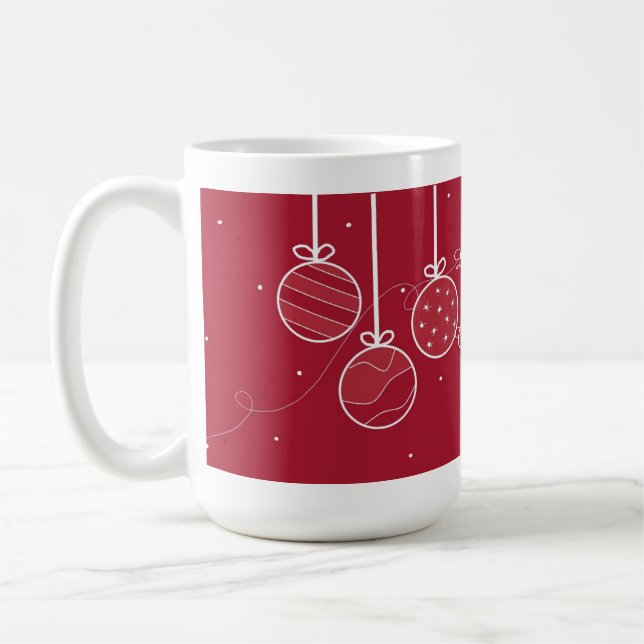 Taza De Café Primera Navidad del Bebé Decorativa (Izquierda)