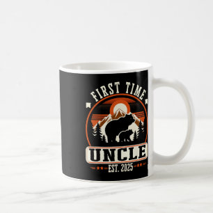 Taza De Café Primera Vez Tío Est 2025 Para Nuevo Padre Gracioso