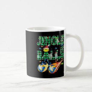Taza De Café Primeras navidades divertidas como papa de voleibo