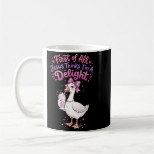 Taza De Café Primero De Jesús Piensa Un Delicioso Diseño De Gan
