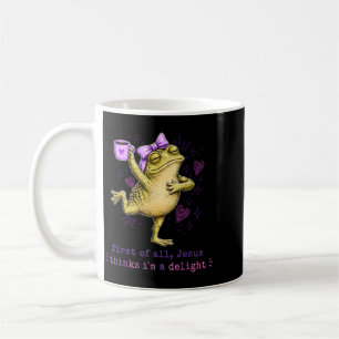 Taza De Café Primero De Todo Jesús Piensa Que Soy Un Diseño Del