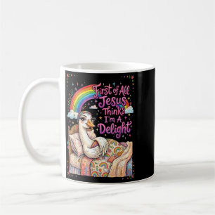 Taza De Café Primero Jesús Piensa Que Un Delight Es Divertido M