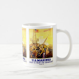 Taza De Café Primero luchar por la democracia