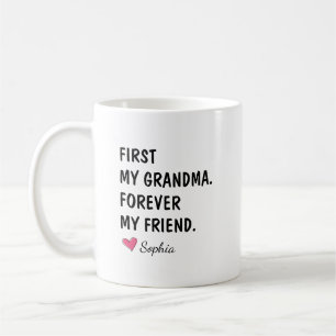 Taza De Café Primero Mi Abuela Por Siempre Mi Amiga