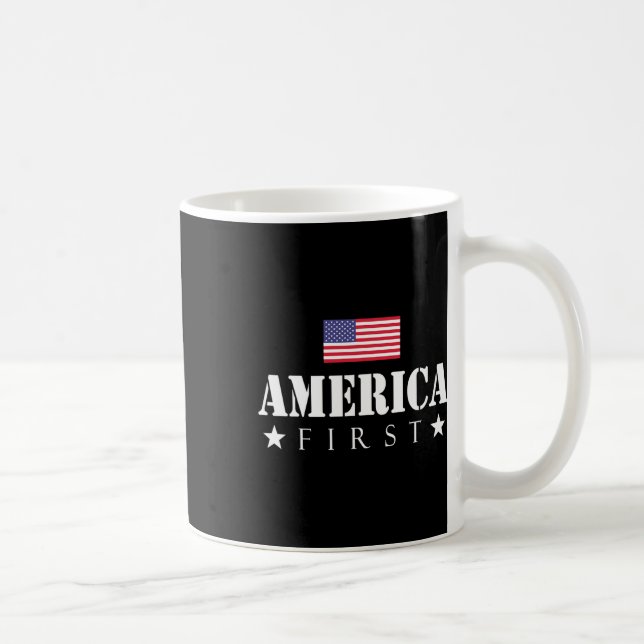 Taza De Café Primero Trump 2024 (Derecha)
