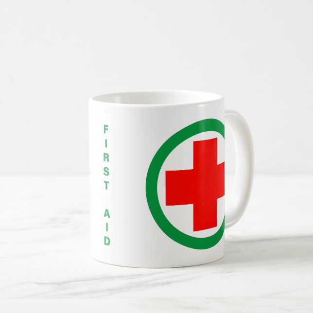 Taza De Café Primeros auxilios - Médico - Ambulancia, Ayuda (Anverso derecho)