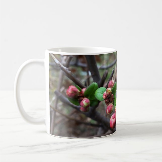 Taza De Café Primeros brotes rosados (Izquierda)
