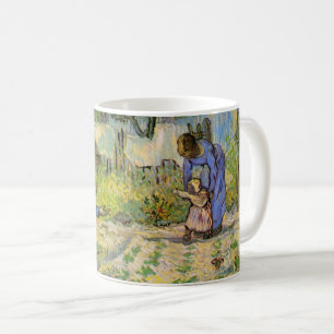 Taza De Café Primeros pasos (según Millet) de Vincent van Gogh