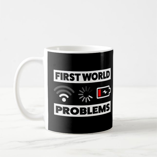 Taza De Café Primeros problemas del mundo (Izquierda)