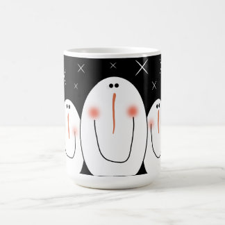 Taza De Café Primitive Folk Art Snowman